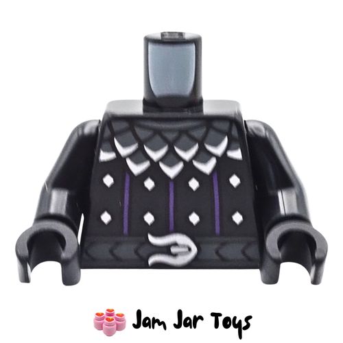 LEGO Torso – Black Knight Armour with Diamond Pattern
