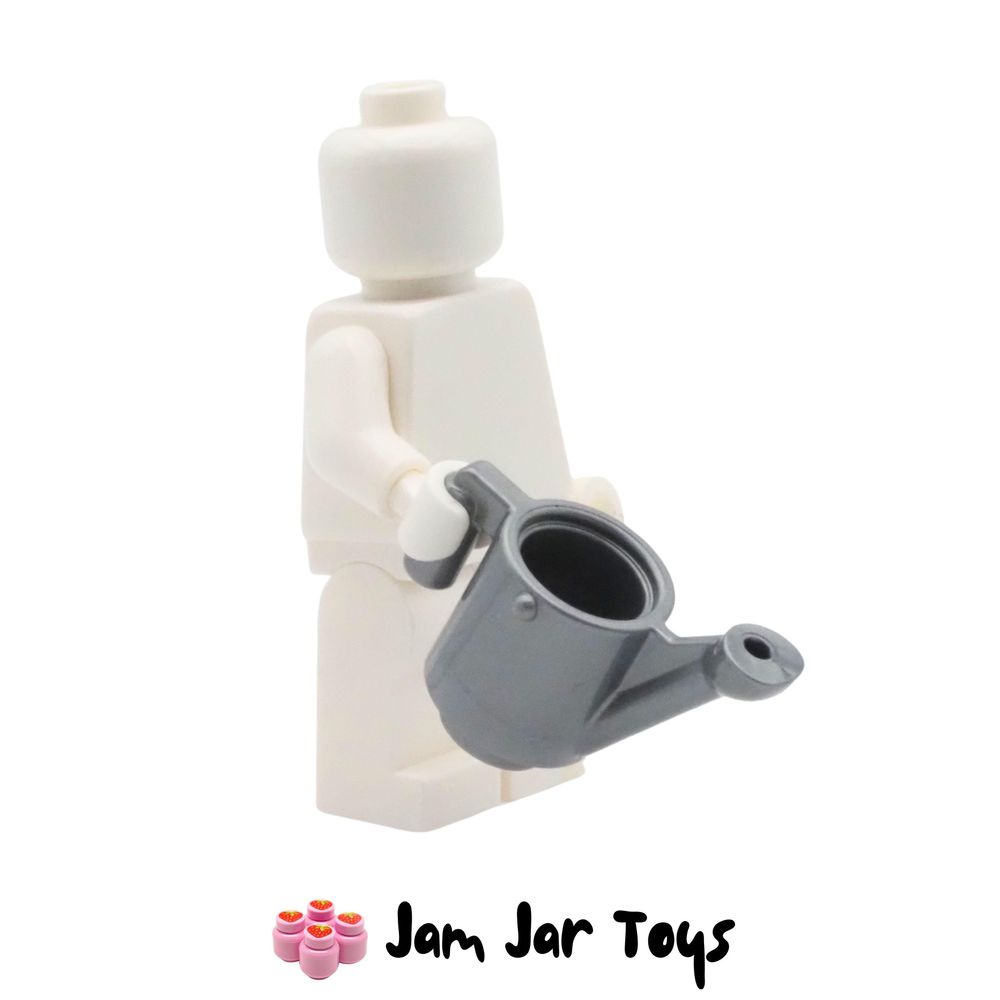 LEGO Watering Can – Flat Silver