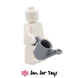 LEGO Watering Can – Flat Silver