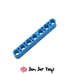 LEGO® Dark Azure 1 x 7 Thick Technic Beam TE32