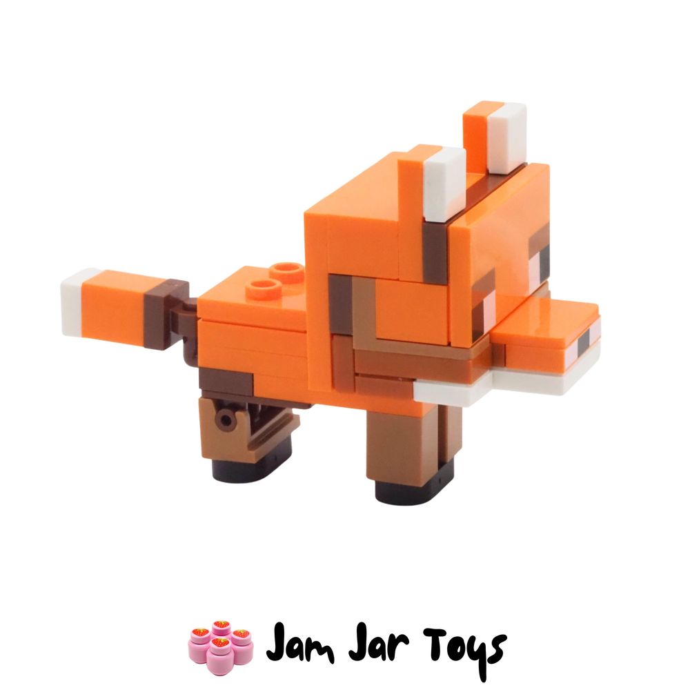 LEGO Minecraft Baby Fox, Big Figure Side View
