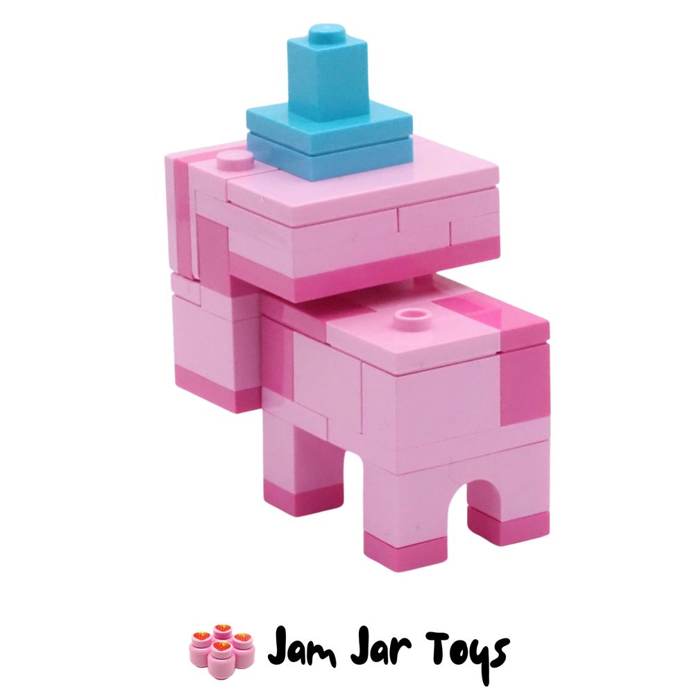 LEGO Minecraft Baby Pig Birthday Big Figure Rear