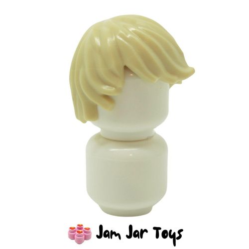 LEGO Hair Tan, Tousled with Side Parting