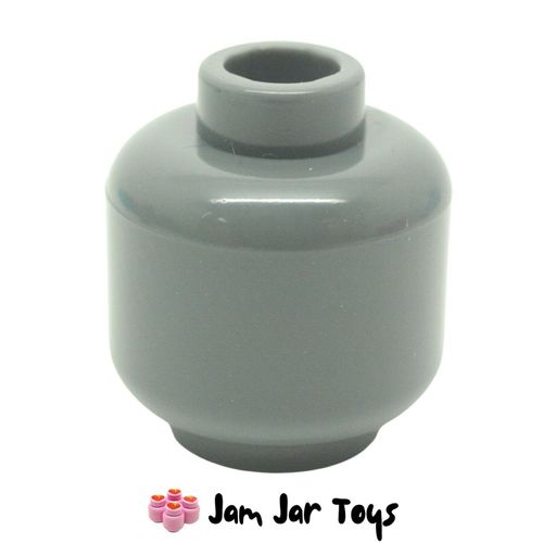 LEGO Dark Bluish Grey Plain Minifigure Head