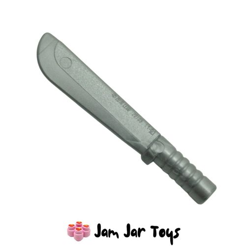 LEGO Machete Sword in Flat Silver