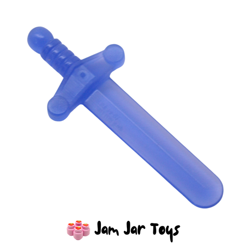 LEGO Knight Sword Short sword Elaborate Hilt Trans Purple