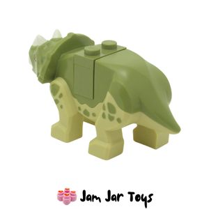 LEGO Baby Triceratops Dinosaur Rear View Pointing Left