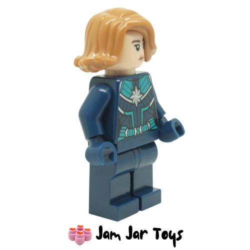 LEGO Captain Marvel Minifigure SH605 Side View