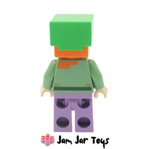 LEGO Alex Minecraft Minifigure Rear View