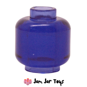 LEGO® Minifigure Head Plain - Trans-Purple. PH30
