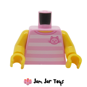 LEGO® Bright Pink Tank Top Stripes, Pink Cat. T91