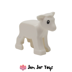 LEGO® White small Sheep / Lamb with Black Eyes and White Pupils P90