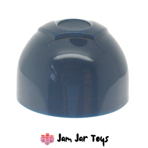LEGO Dark Blue Visor Large with Trapezoid Top