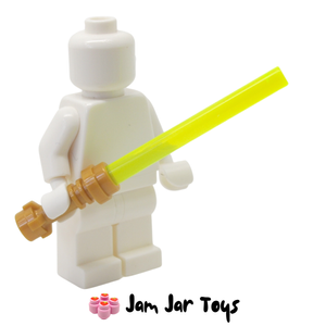 LEGO® Star Wars Lightsaber With Pearl Gold Hilt and Trans Neon Green Wand LSPG33