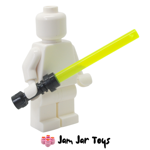 LEGO Star Wars Lightsaber With Black Hilt and Trans Neon Green Wand