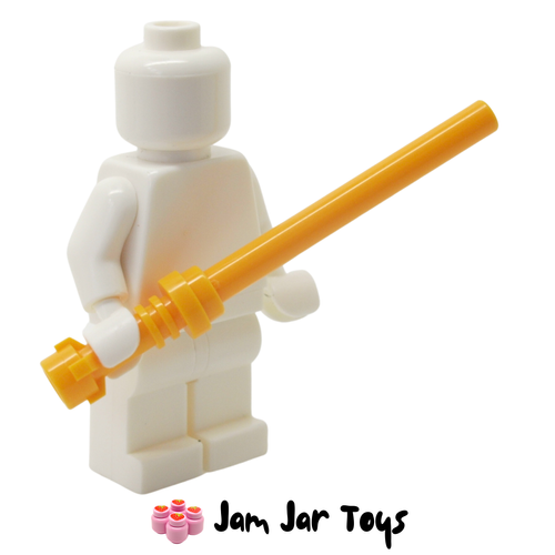 LEGO Star Wars Lightsaber With Flame Yellowish Orange Hilt and Wand