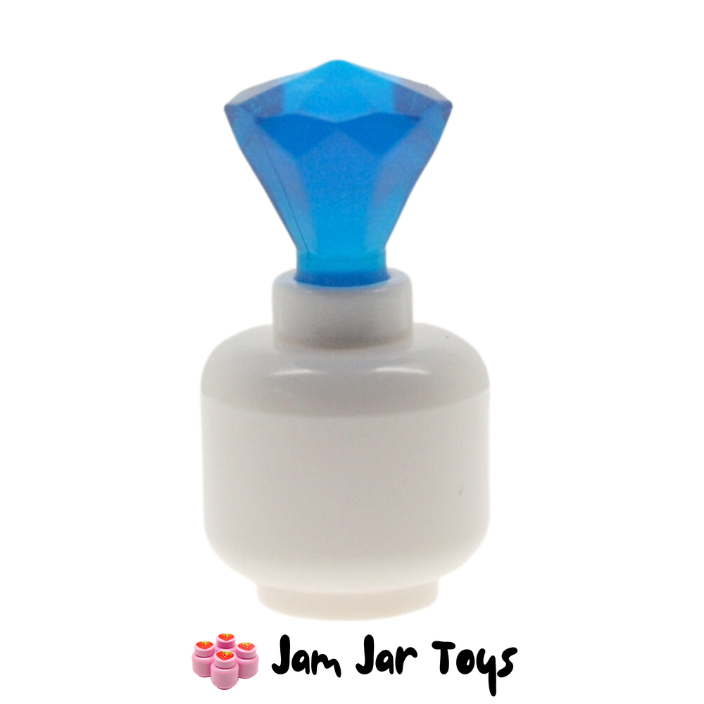 LEGO Trans Dark Blue Jewel / Rock 24 Facet J7
