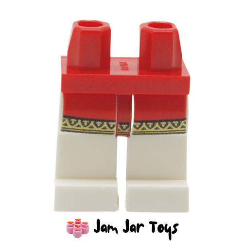 LEGO White Legs with Red Surcoat with Gold Trim