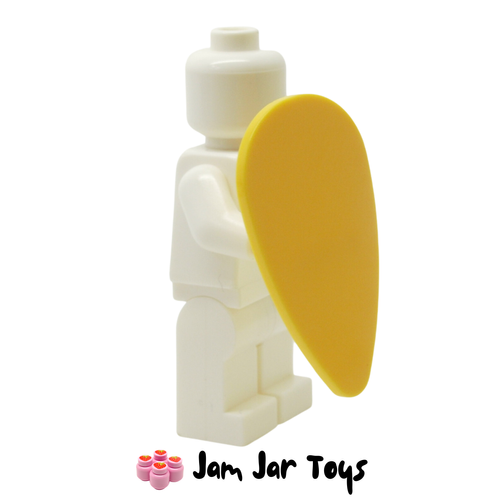 LEGO Yellow Shield Ovoid Plain.