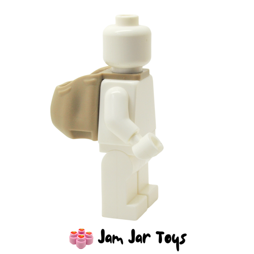 LEGO Dark Tan Open Backpack.