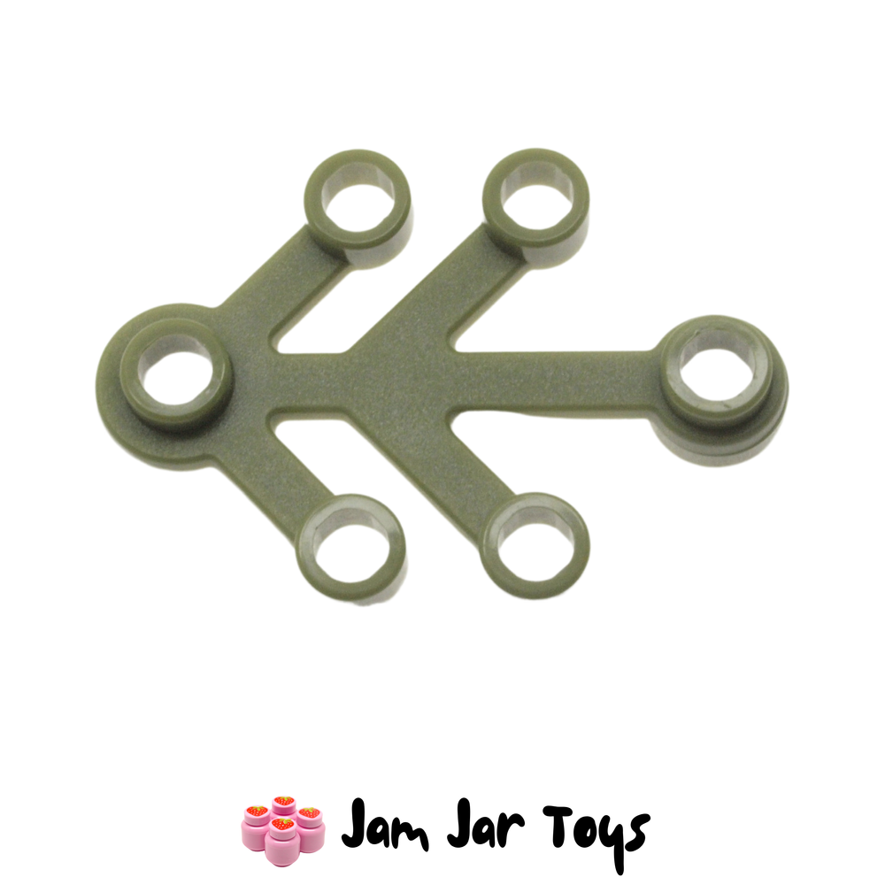 LEGO Olive Green Leaves 4 x 3