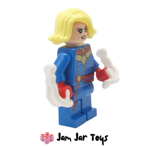 LEGO Captain Marvel Mini Figure Marvel Super Heroes SH639 Side View