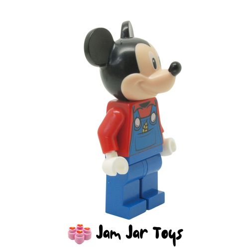 LEGO Mickey Mouse in Blue Overalls Disney Mini Figure DIS054 Side View