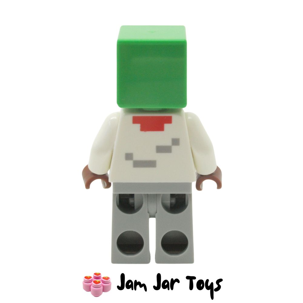 LEGO Minecraft Baker Mini Figure MIN116 Rear View