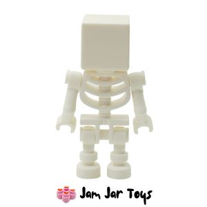 LEGO Skeleton Minecraft Mini Figure MIN011 Rear View