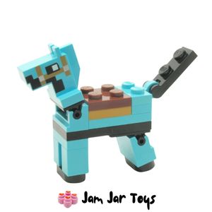 LEGO Minecraft Horse Diamond Armour Rear View