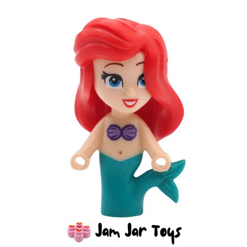LEGO Ariel, Mermaid Light Nougat - Micro Doll, Open Eyes DP200,