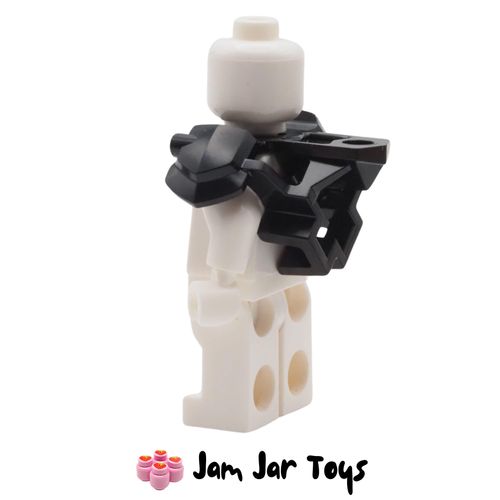 LEGO Black Shoulder Armour Double Shoulder Pad, Scabbard.