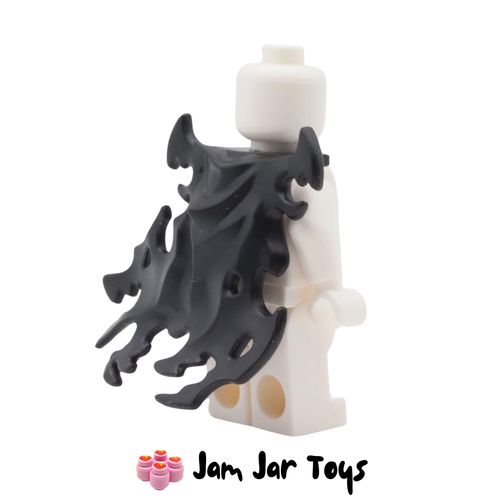 LEGO Black Cape with Tears and Dragon Heads.