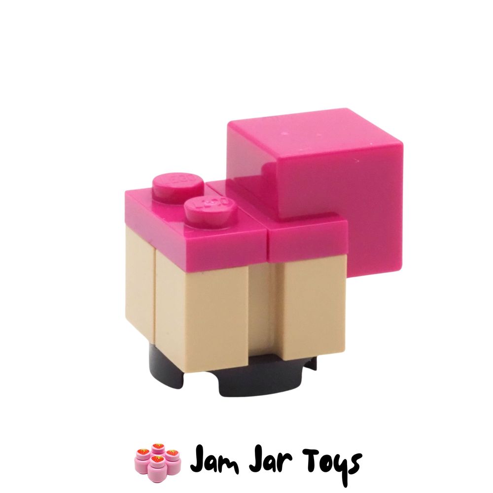 LEGO Minecraft Animal – Magenta Sheep Side View
