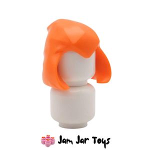 LEGO Hood / Cowl – Orange Pointed
