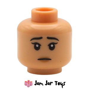 LEGO Cho Chang Medium Nougat Head, Sad
