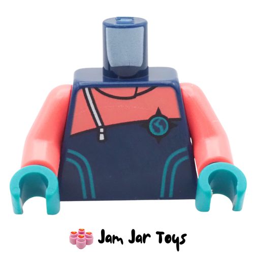 LEGO® Dark Blue Wetsuit, Coral Band, Arctic Explorer Symbo