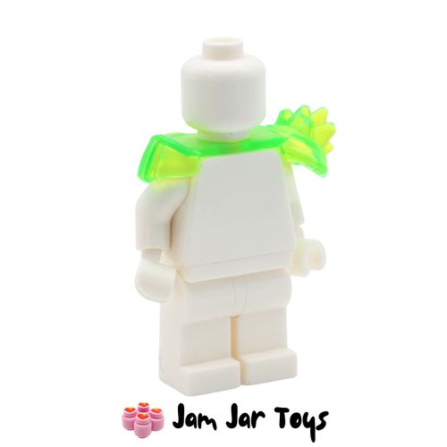 LEGO Crystal, Trans-Bright Green, Shoulder Guard