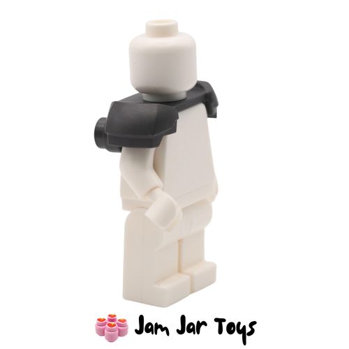 LEGO Pearl Titanium Armour / Shoulder Pads, Back Studs