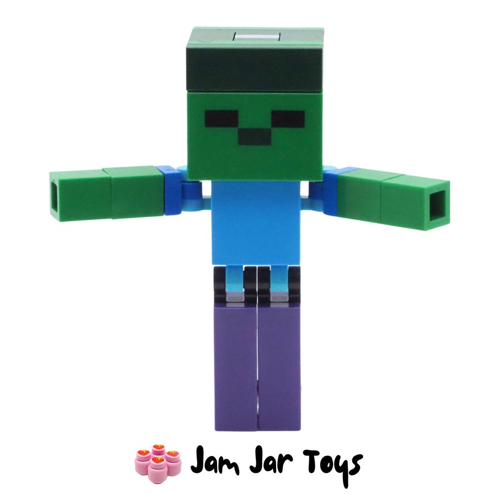 LEGO® Minecraft Baby Zombie, Big Figure Rear View