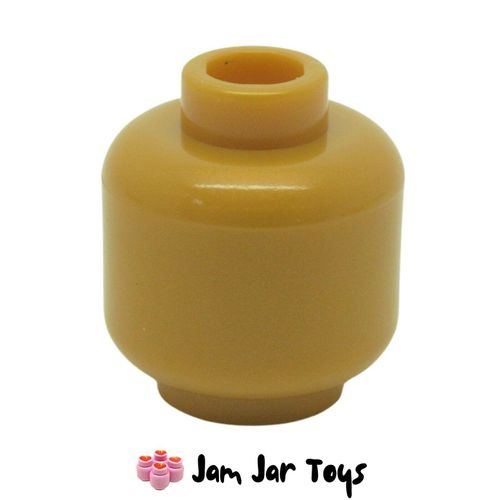 LEGO Pearl Gold Plain Minifigure Head