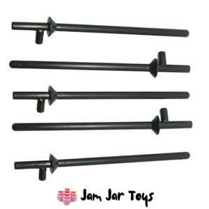 LEGO Lance Weapons Black x5