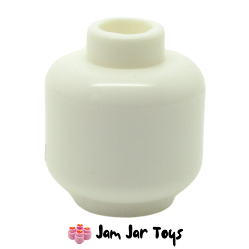 LEGO White Plain Minifigure Head