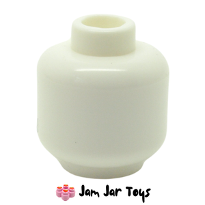 LEGO® White Plain Minifigure Head. PH3