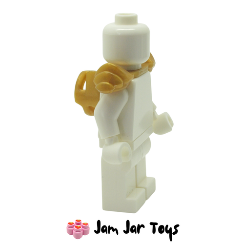 LEGO Pearl Gold Armour Double Shoulder, Scabbard Side View