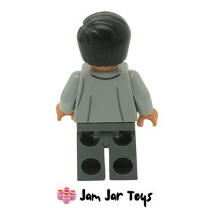 LEGO Dr Wu Jurassic World Minifigure Rear View