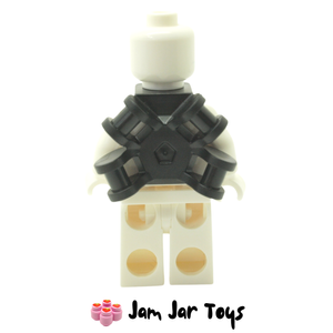 LEGO Black Armour Backplate with 4 Bars Rear View