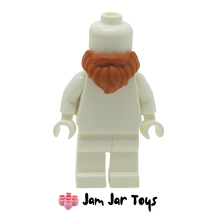 LEGO® Minifigure Neckwear Beard and Moustache, Short - Dark Orange A41