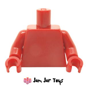 LEGO® Red Torso Monochrome Red Arms and Hands T48