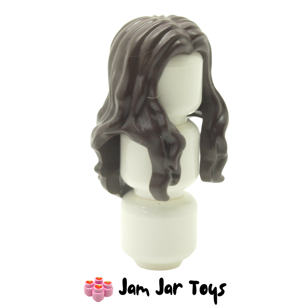 LEGO Rowena Ravenclaw Dark Brown Long Wavy Hair